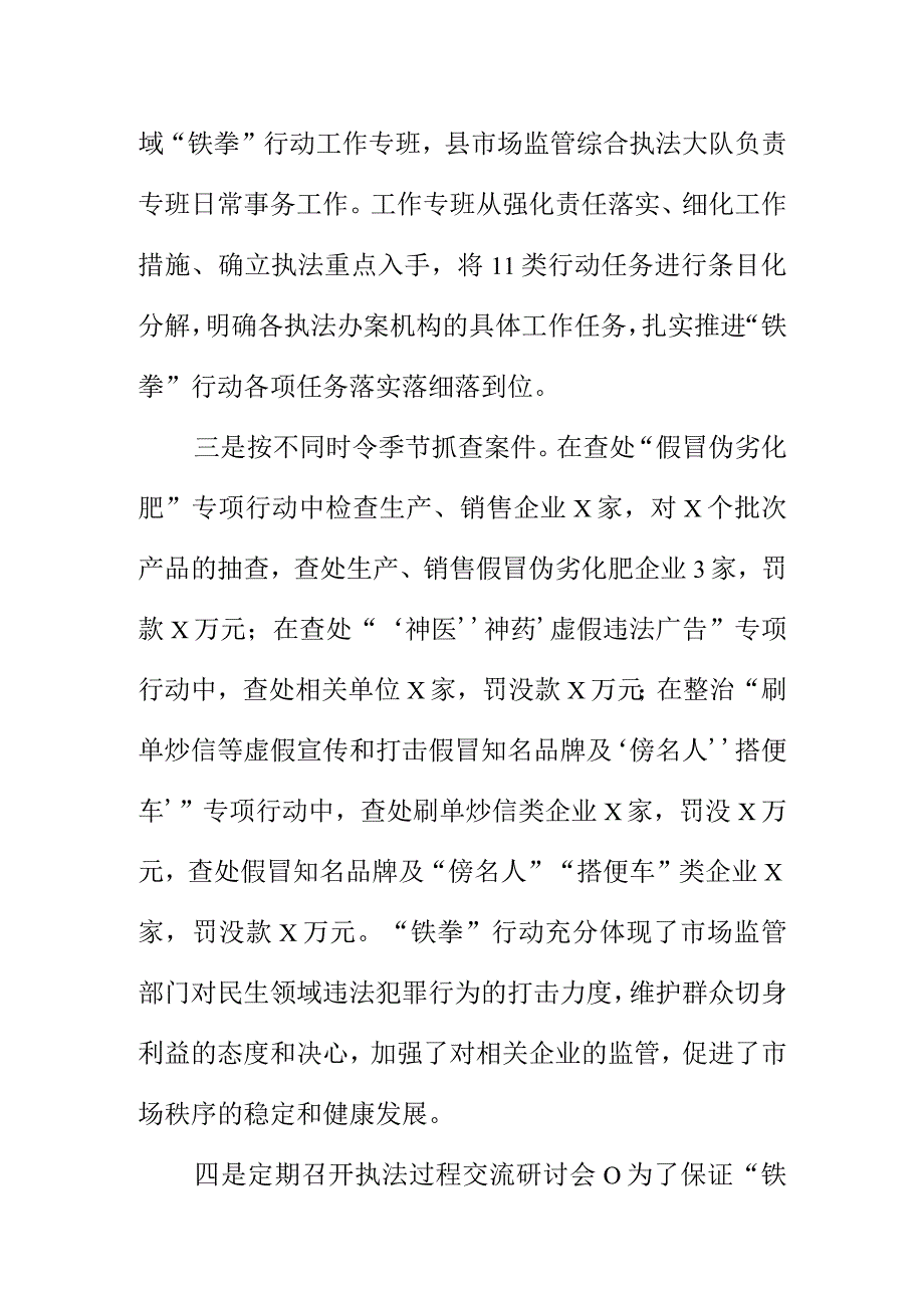 某县市场监管部门开展民生领域铁拳执法行动工作新亮点.docx_第2页