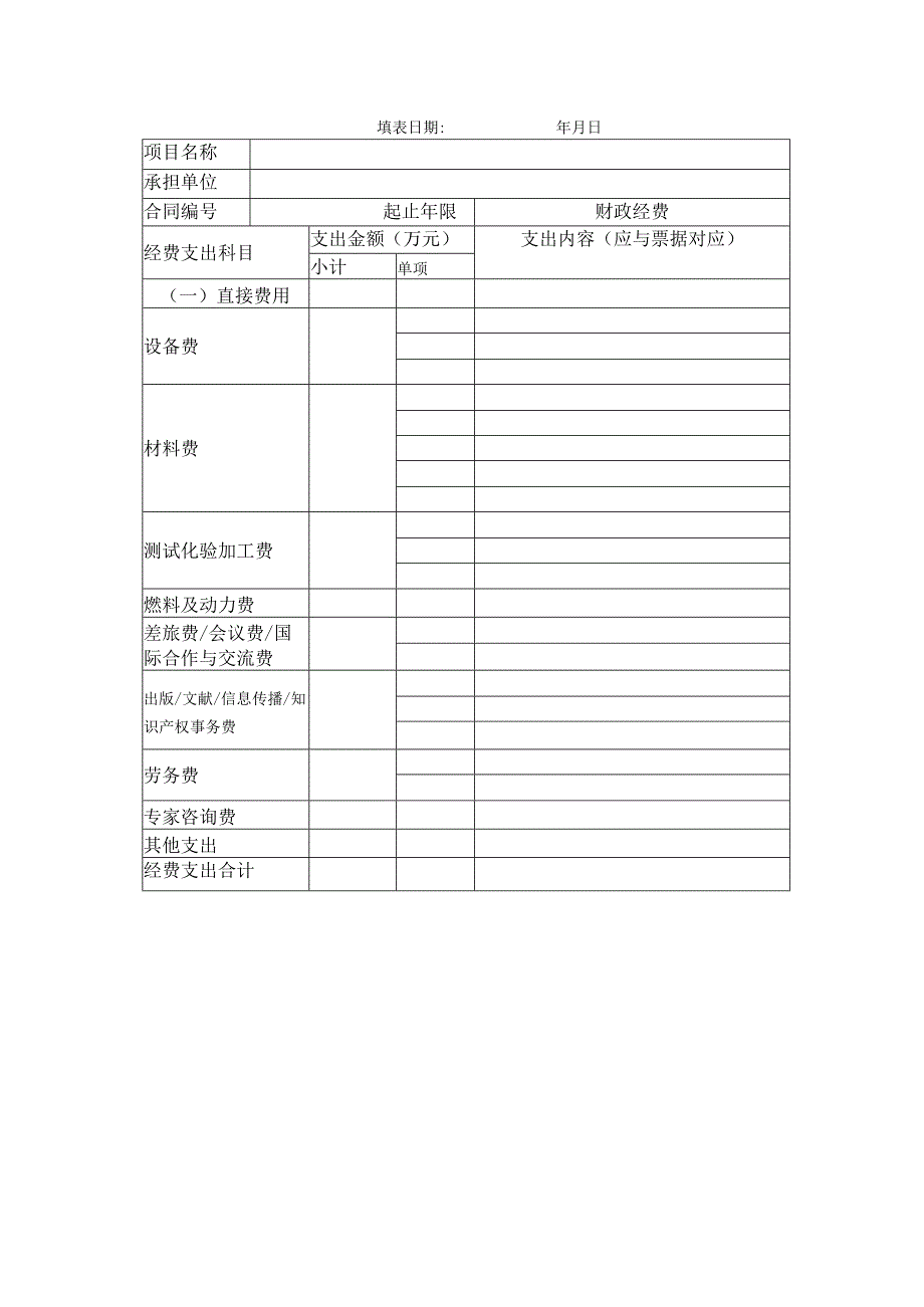 广西科技计划项目政府资金支出明细表（2023年）.docx_第2页