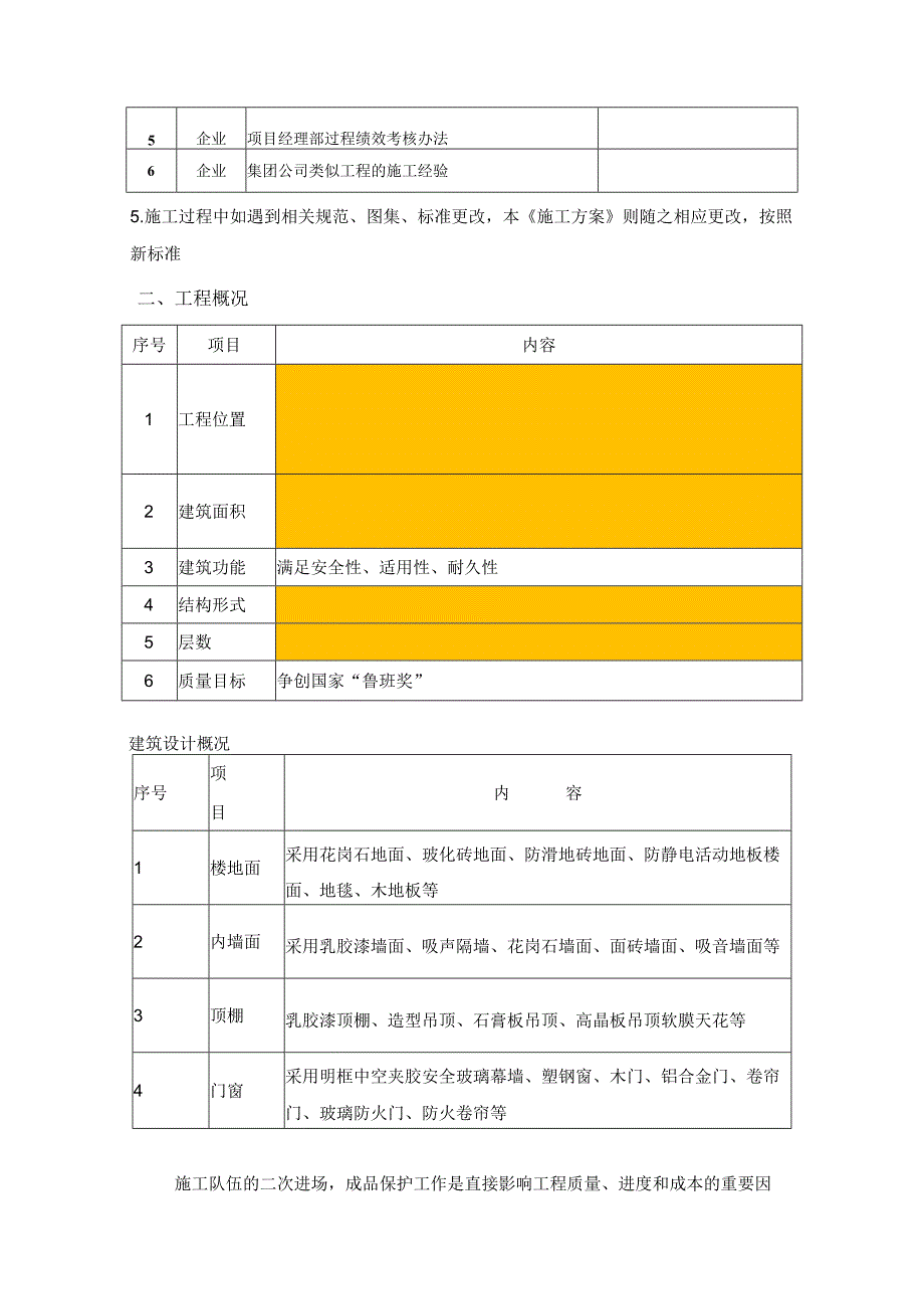 装饰工程施工成品保护方案.docx_第2页