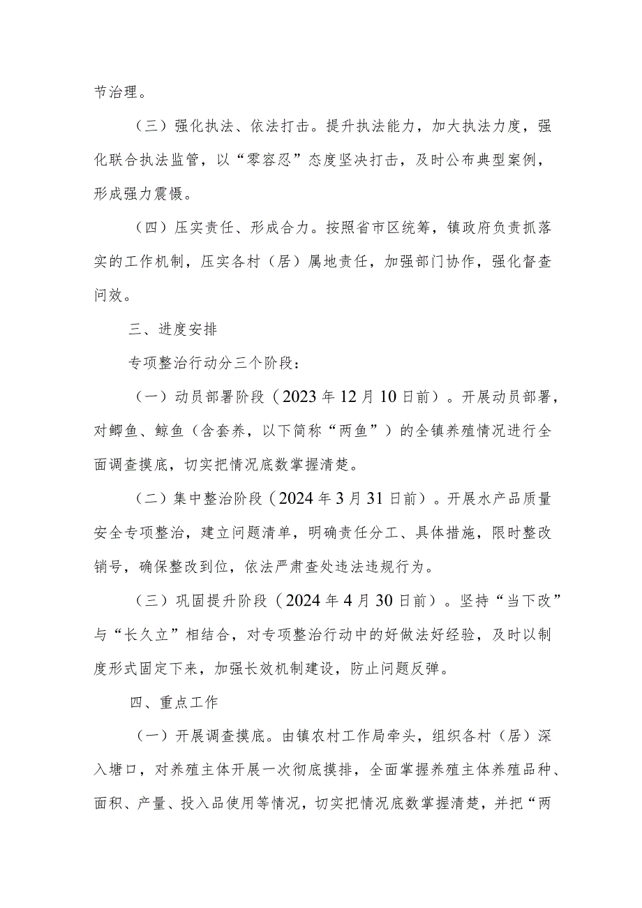 XX镇水产品质量安全专项整治行动方案.docx_第2页