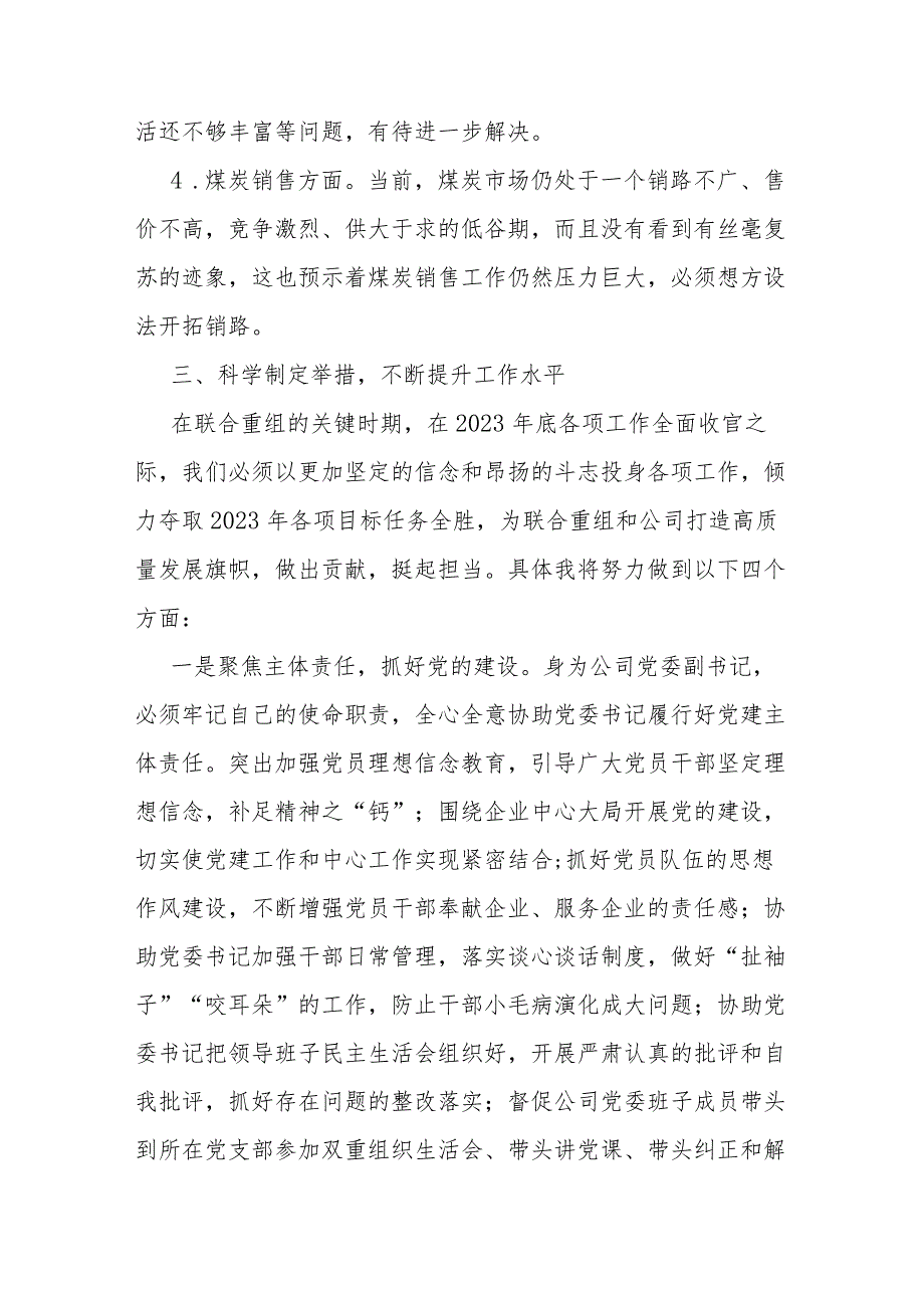 党委副书记在公司2023年底务虚会上的发言材料.docx_第3页