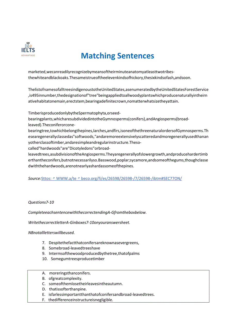 2024剑桥雅思讲义Matching_Sentences.docx_第2页