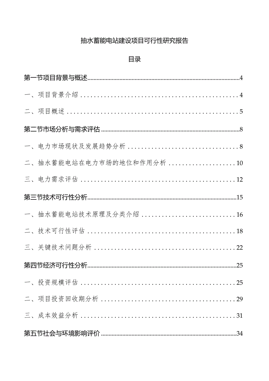 抽水蓄能电站建设项目可行性研究报告.docx_第1页