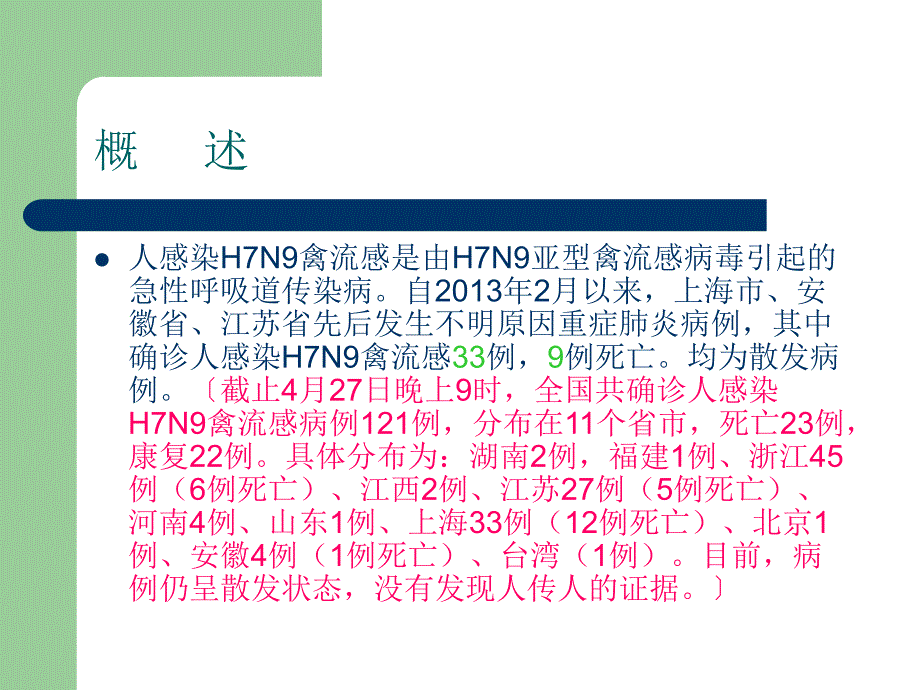 人感染H7N9禽流感诊疗方案.ppt_第2页