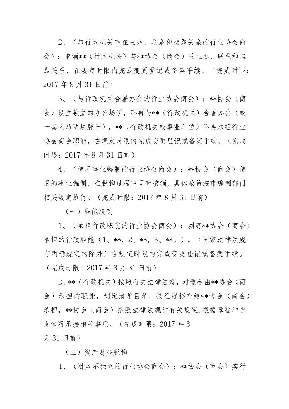 衡水市协会商会脱钩实施方案.docx_第2页