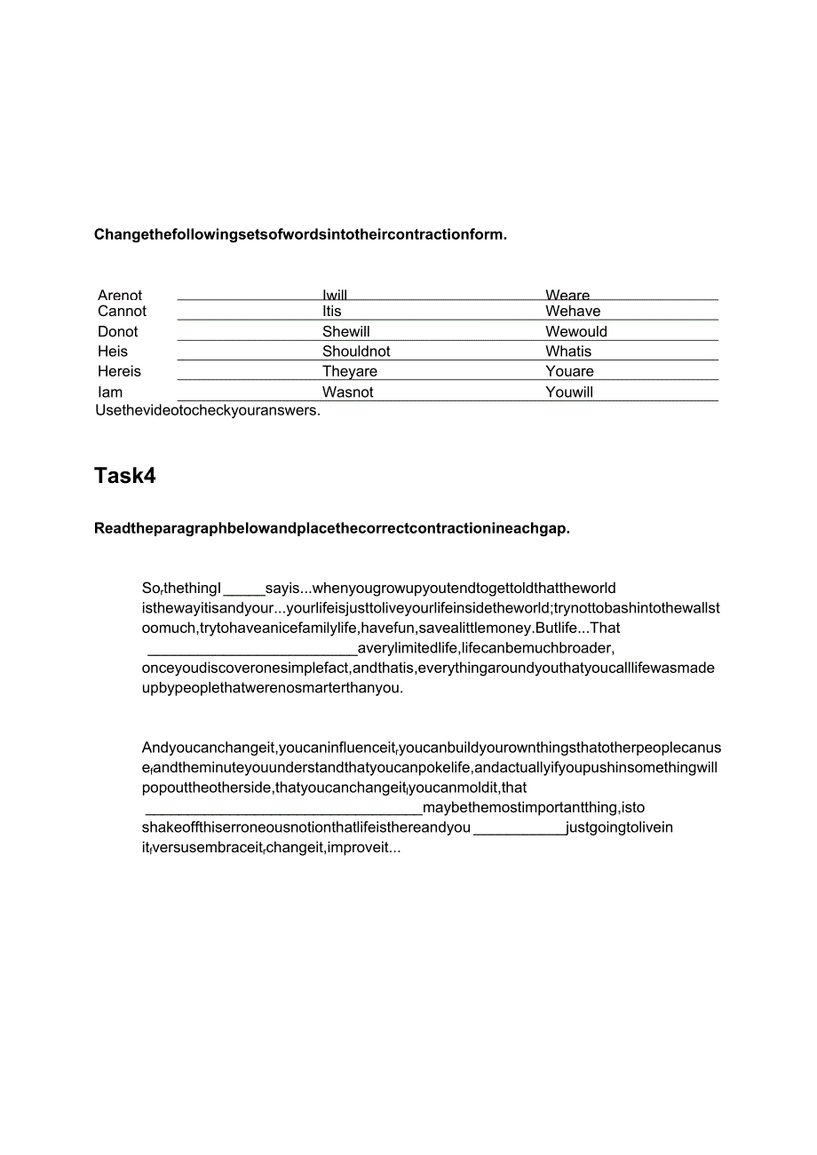 2024剑桥雅思讲义Contractions_Worksheet_-_English_Advantage.docx_第2页