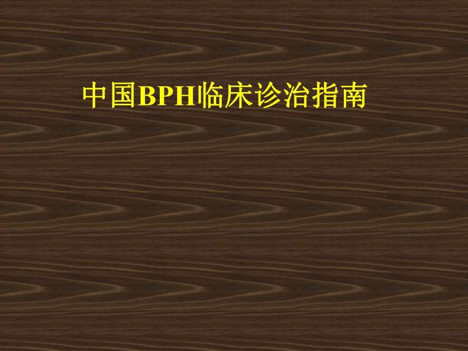 中国BPH临床诊治指南.ppt_第1页