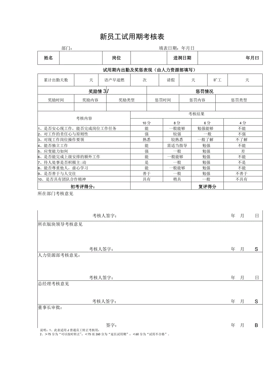 新员工试用期考核表.docx_第1页