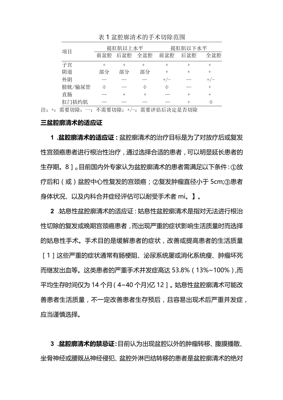 复发性宫颈癌盆腔廓清术中国专家共识2023.docx_第3页