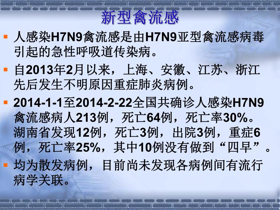 医院人感染H7N9禽流感诊疗方案.ppt_第2页