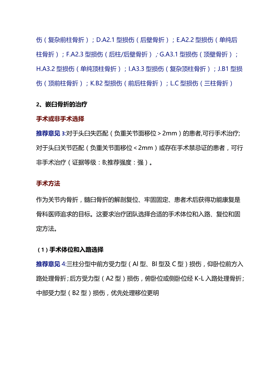 基于三柱分型的髋臼骨折精准诊疗专家共识（2023版）推荐意见.docx_第3页