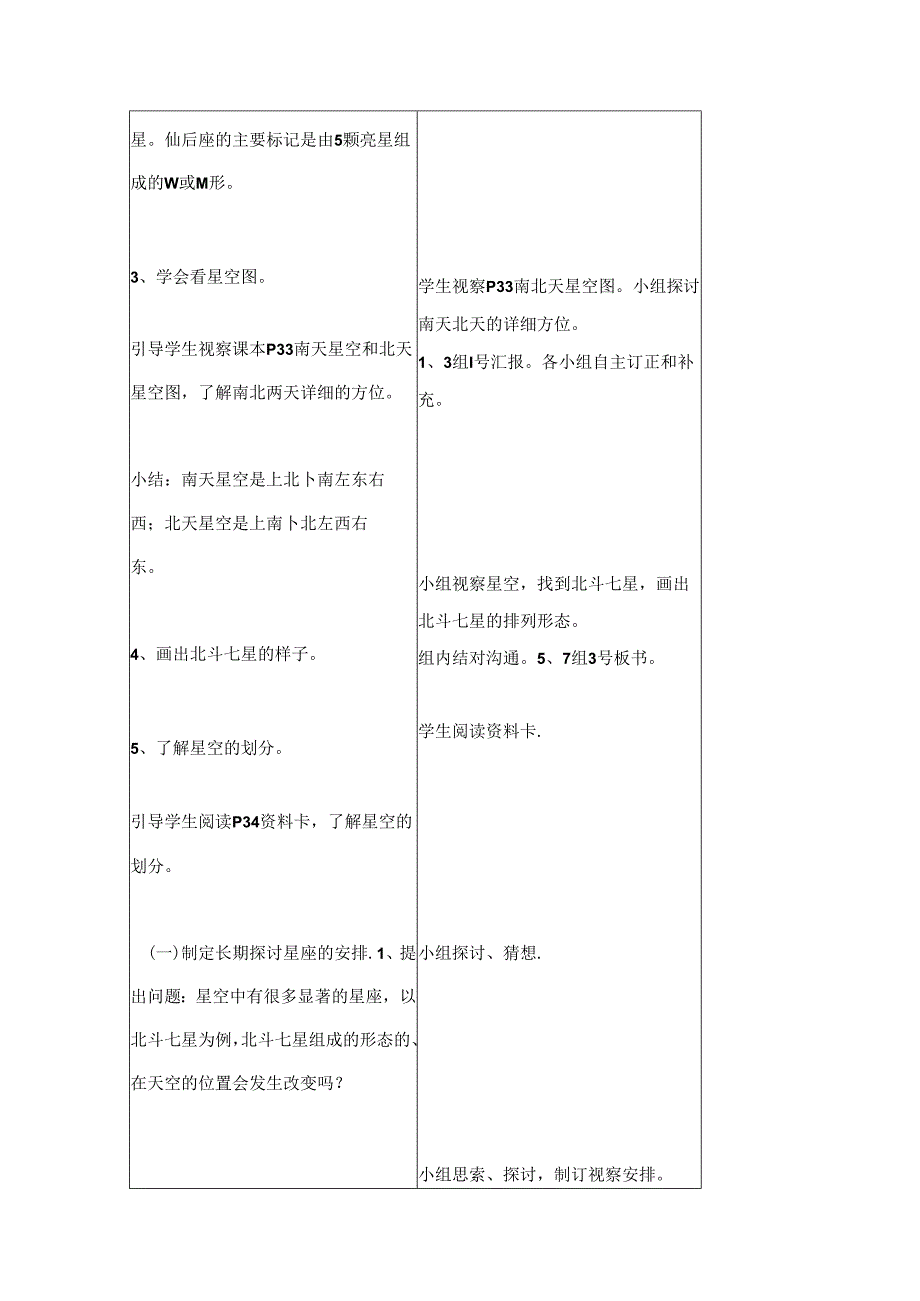 五年级上科学预习展示教案－秋季星空｜青岛版.docx_第2页