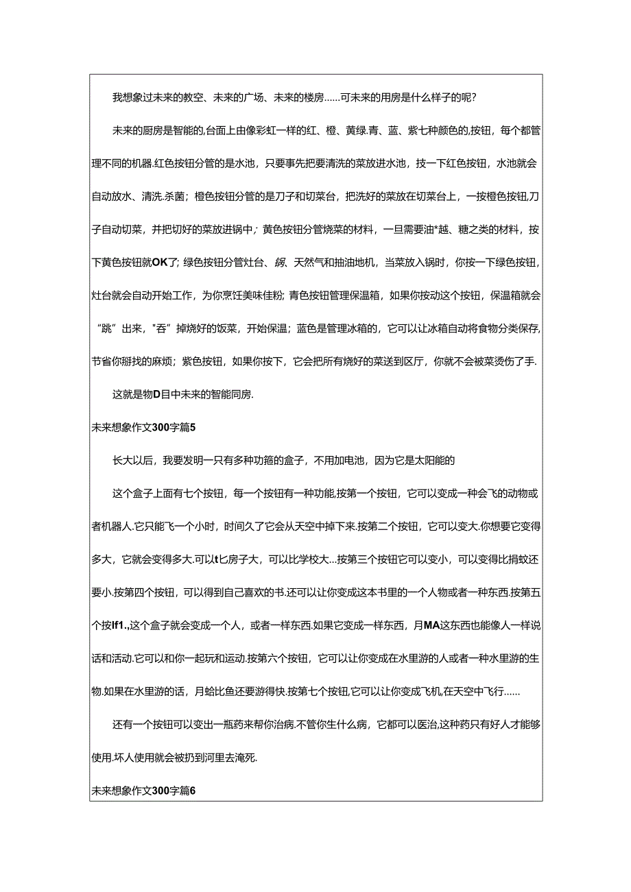 2024年（荐）未来想象作文300字9篇.docx_第3页