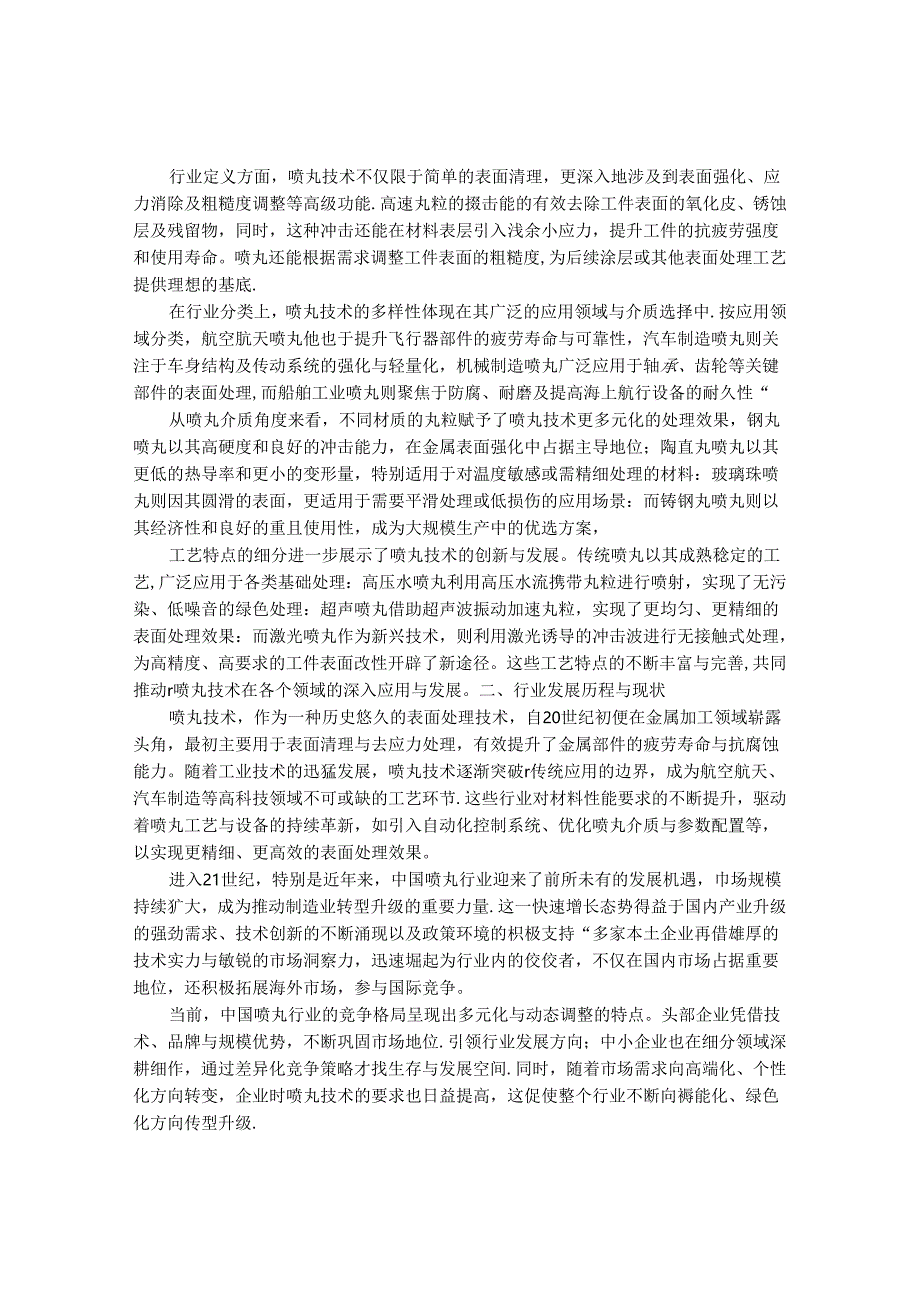 2024-2030年中国喷丸行业最新度研究报告.docx_第2页