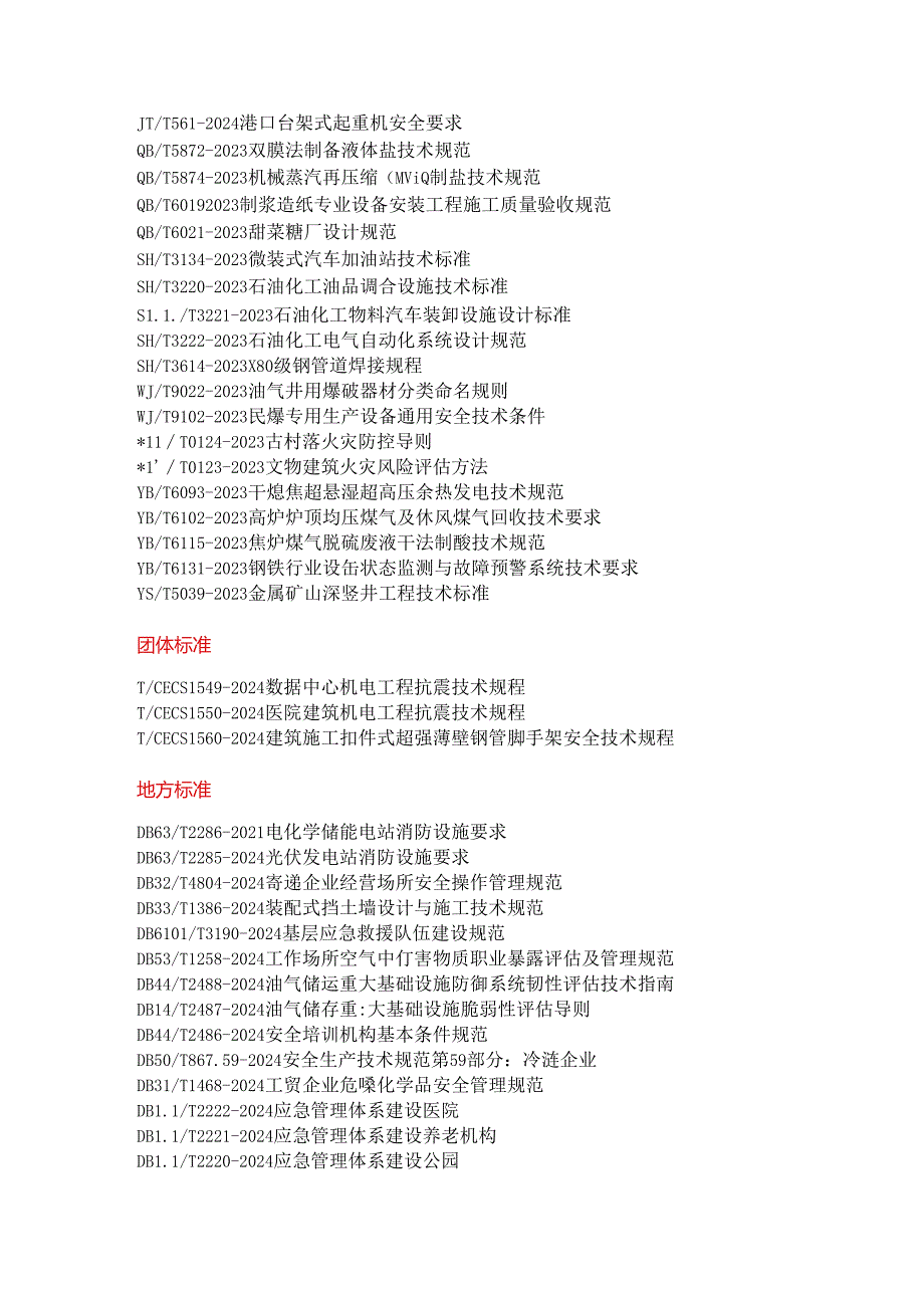 2024年7月开始实施的安全相关标准规范.docx_第3页