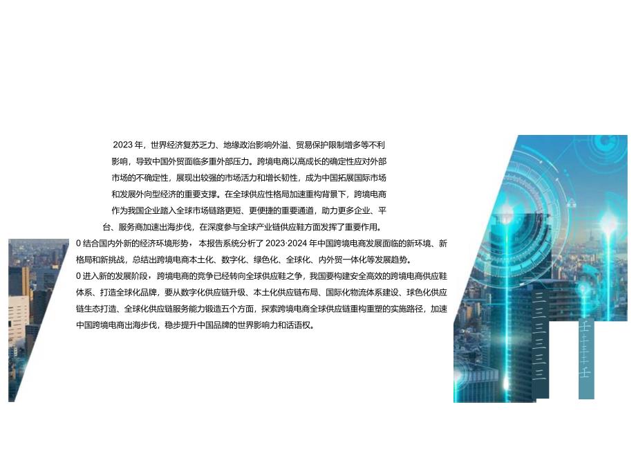 2024中国跨境电商发展报告：跨境电商供应链的全球化布局与本土策略-EWTO研究院-2024-WN8正式版.docx_第3页