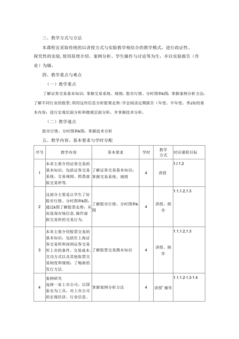 3023S02022-证券投资分析实验-2023版人才培养方案课程教学大纲.docx_第2页