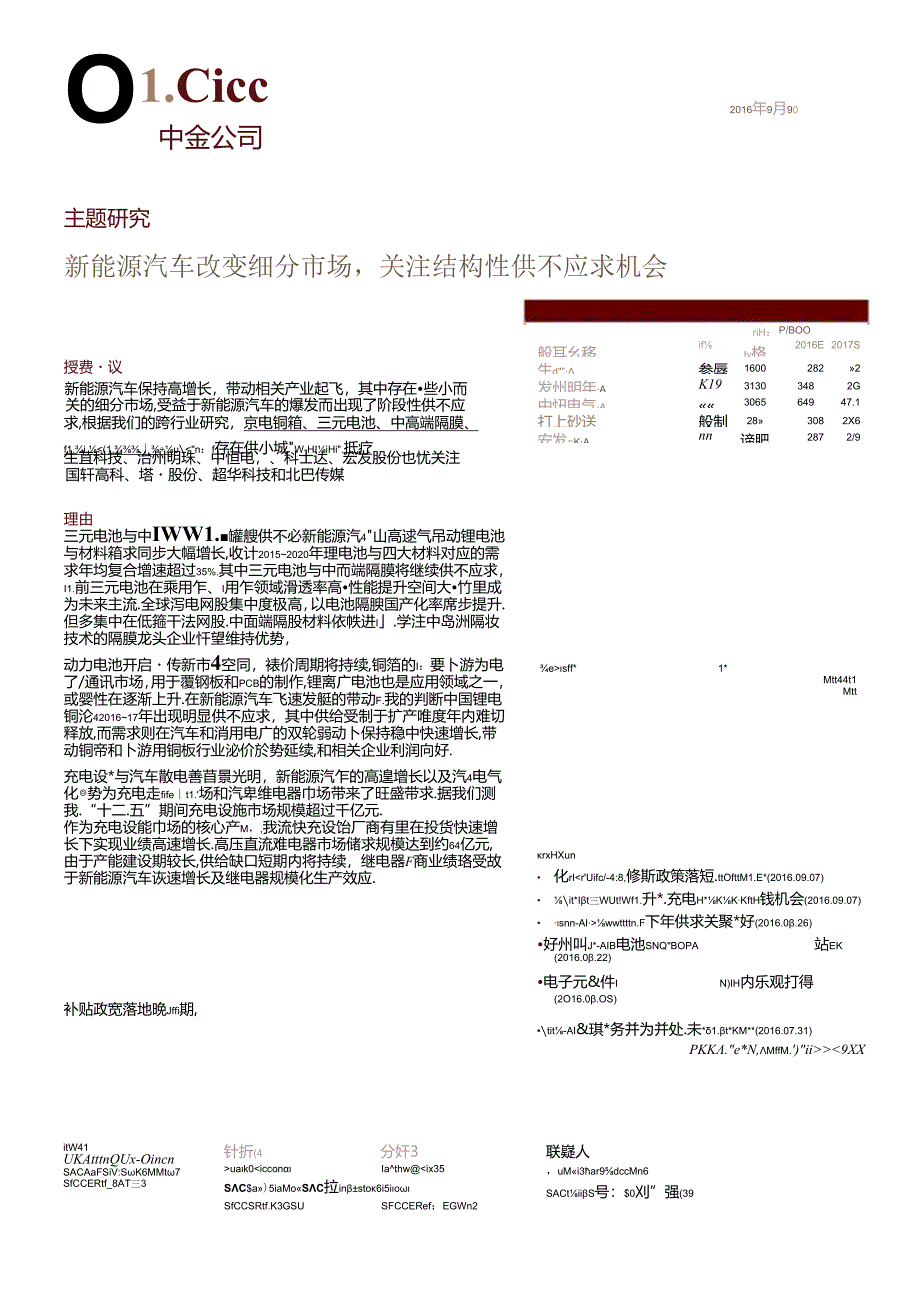 20160909-中金公司-新能源汽车改变细分市场关注结构性供不应求机会.docx_第1页