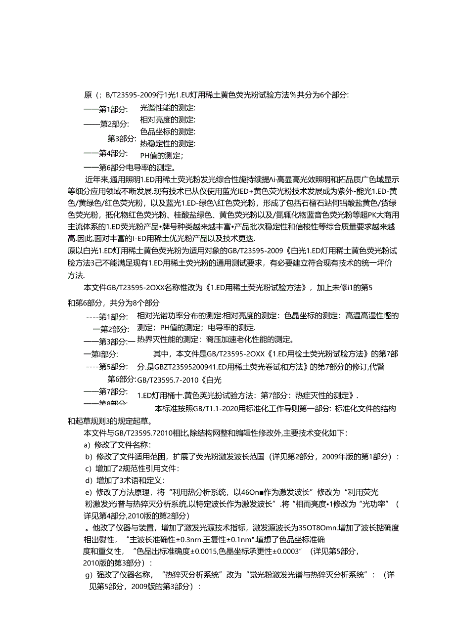 LED用稀土荧光粉试验方法 第7部分：热猝灭性的测定.docx_第2页