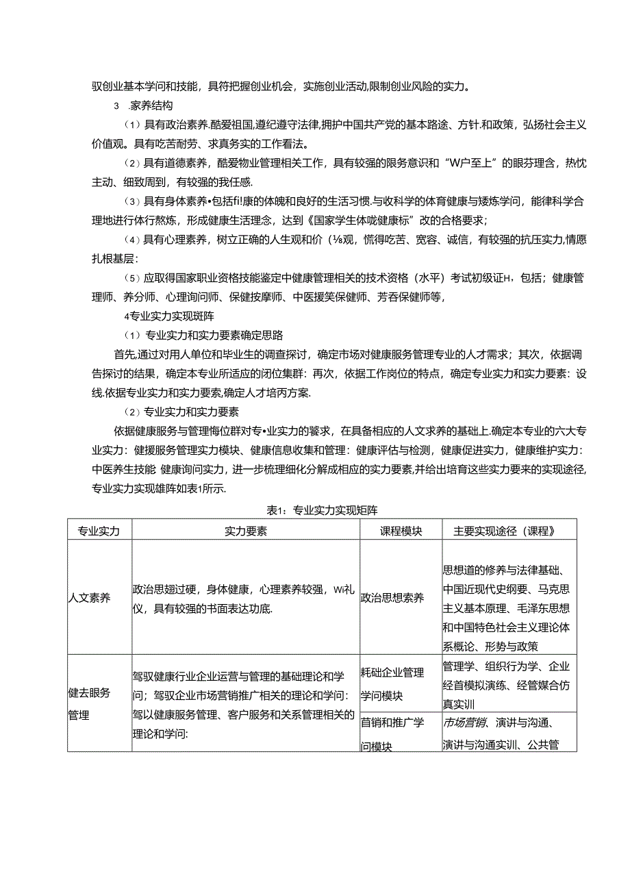 健康服务与管理专业本科人才培养方案.docx_第2页