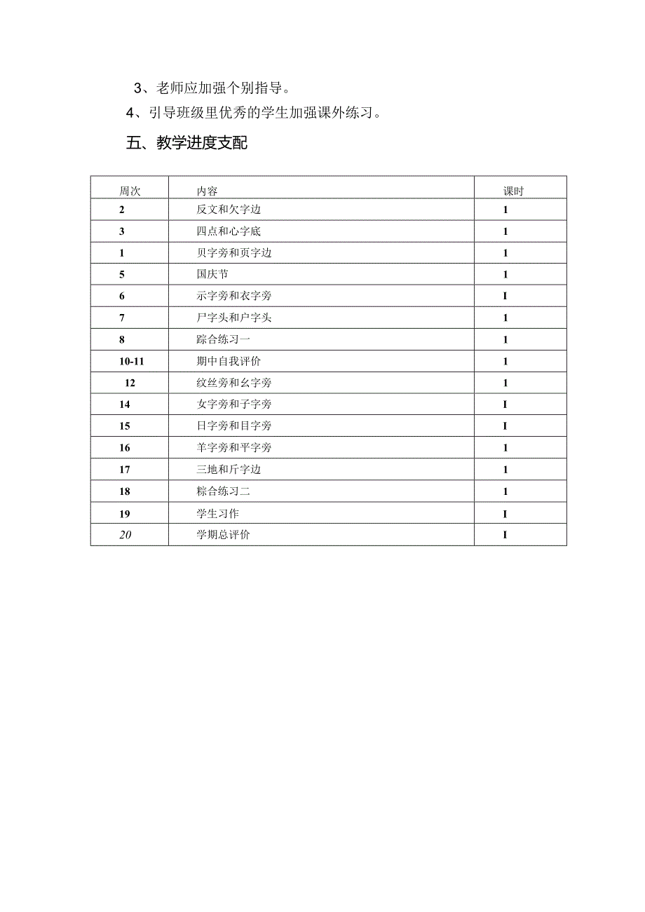 五年级上册书法教学计划.docx_第2页