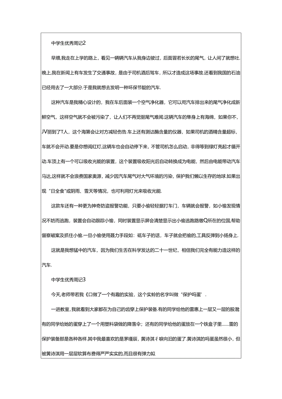 2024年中学生优秀周记500字.docx_第2页