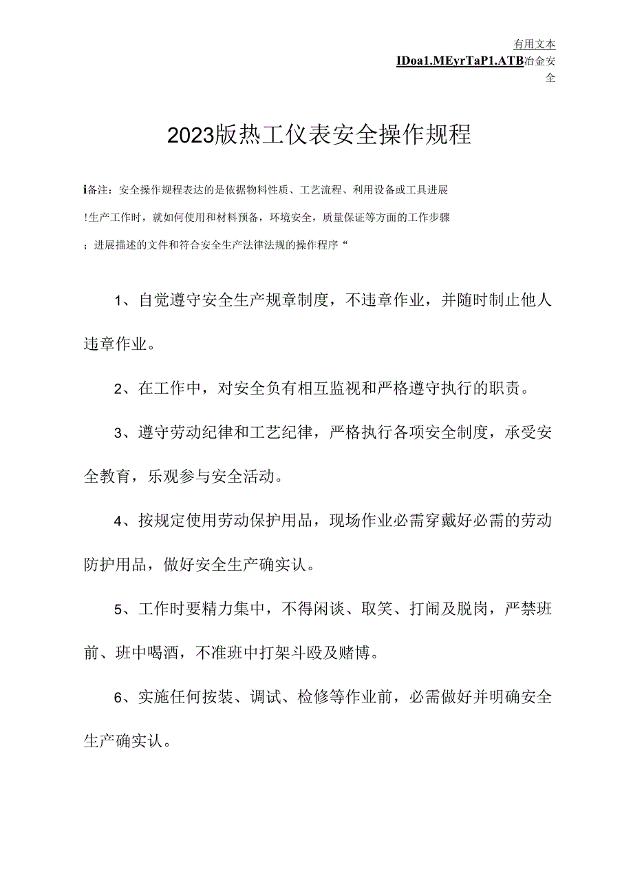 2023年新版热工仪表安全操作规程.docx_第2页