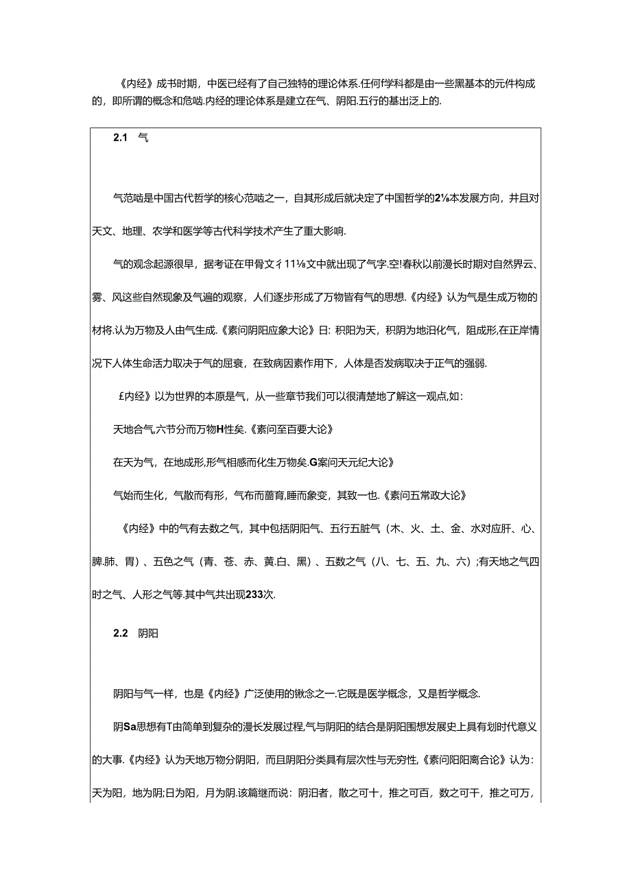 2024年《黄帝内经》哲学范畴.docx_第2页