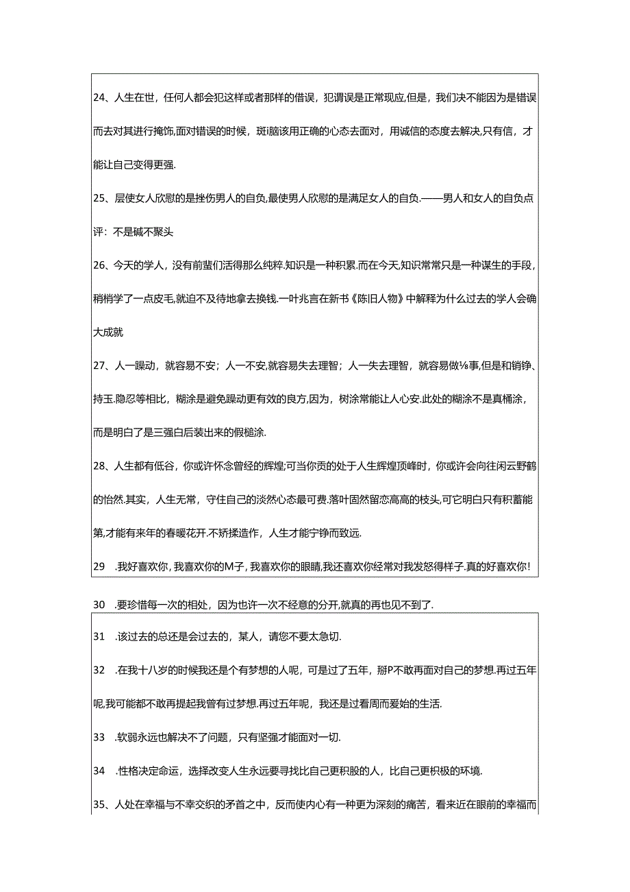 2024年年简短的经典语录汇总95句.docx_第3页