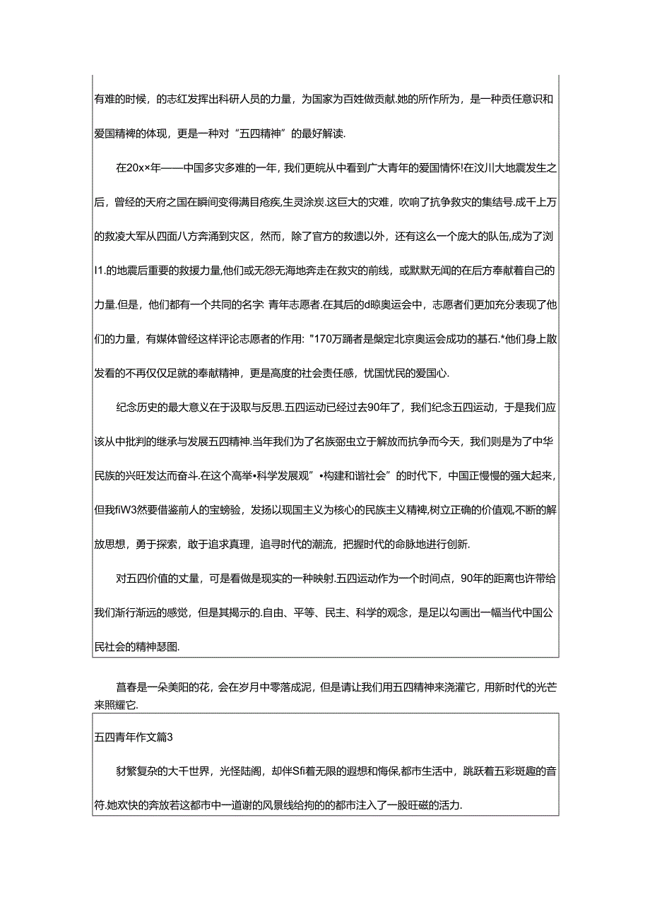 2024年五四青年作文9篇.docx_第3页