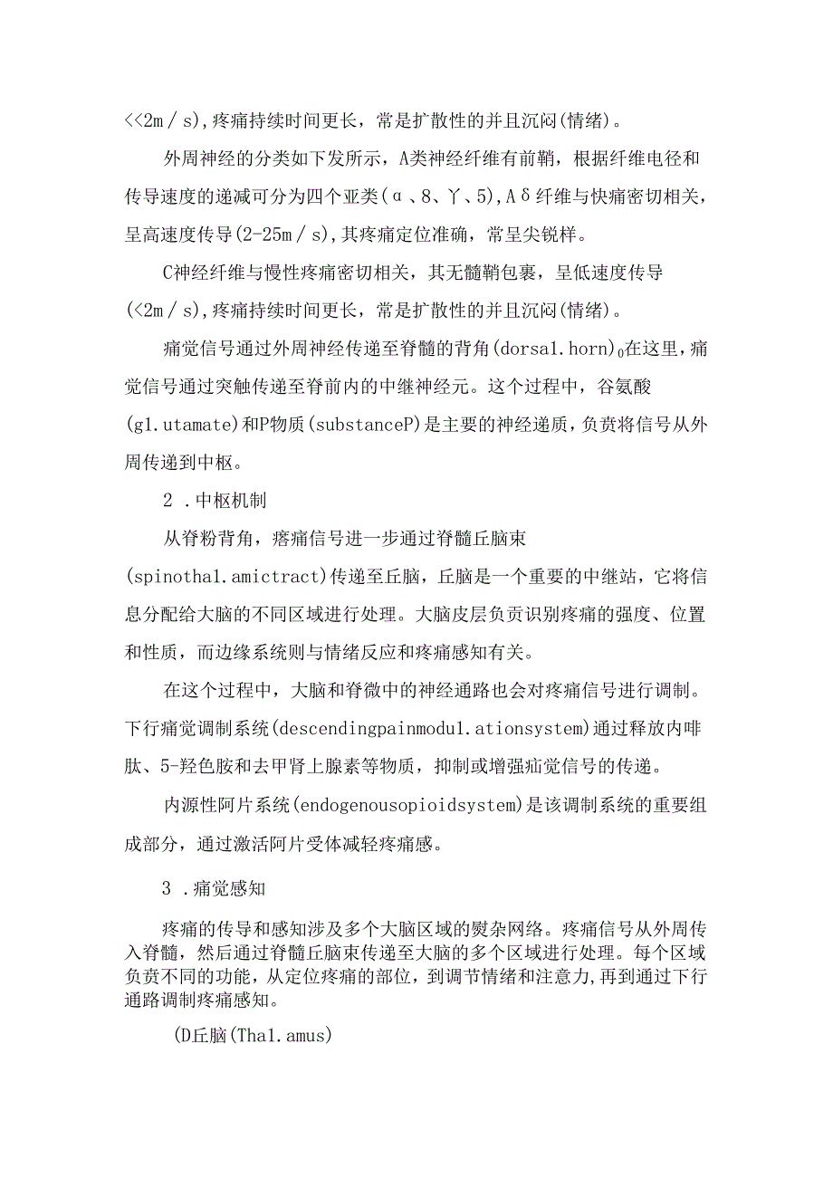 临床疼痛定义、分类及解剖学机制.docx_第3页