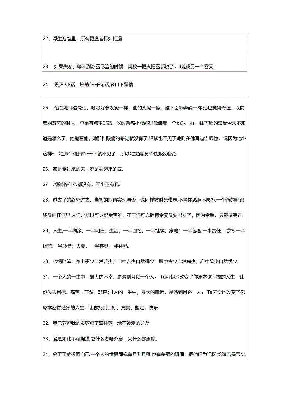 2024年精选优美文艺句子摘录67句.docx_第3页