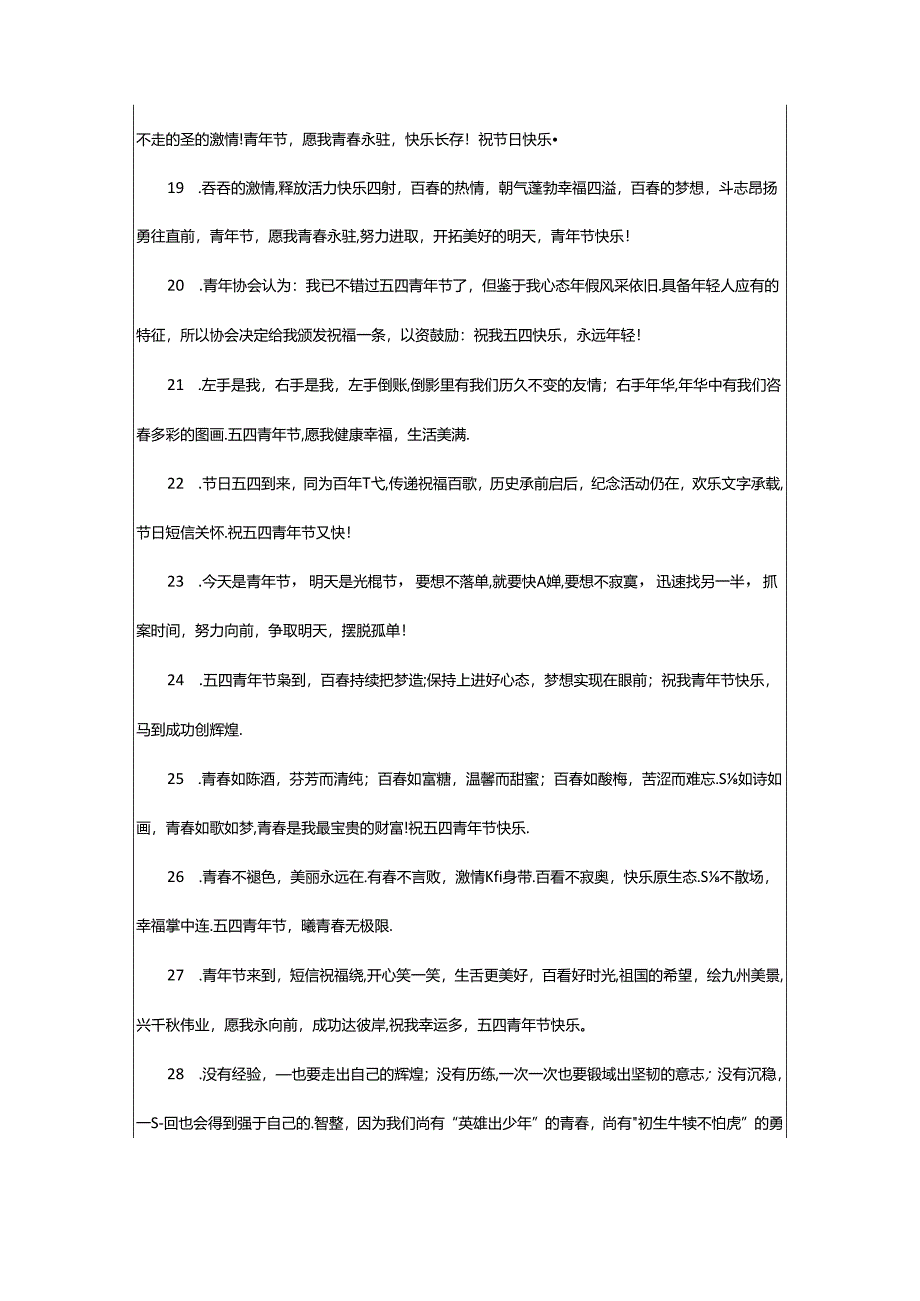 2024年五四青年节对自己的寄语（精选5句）.docx_第3页