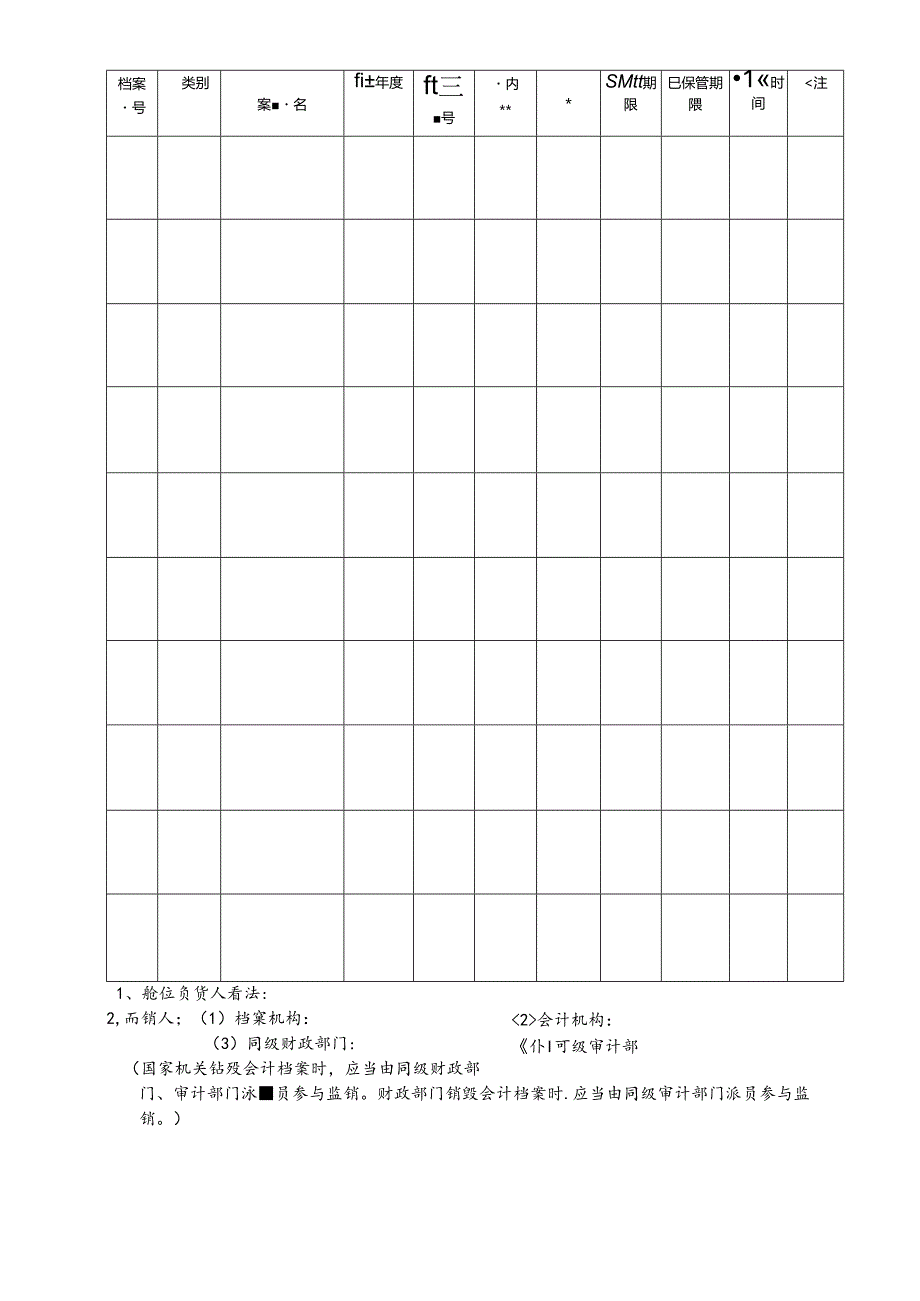 会计档案移交、销毁清册.docx_第3页