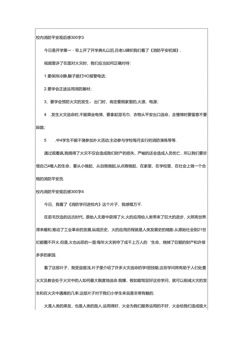 2024年校园消防安全观后感300字（精选13篇）.docx_第2页