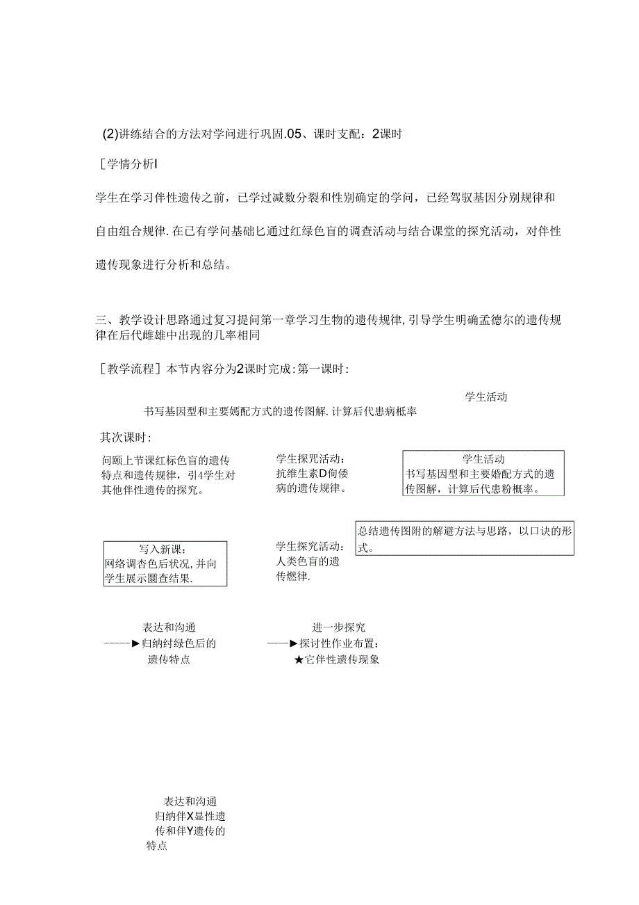 伴性遗传教学设计.docx_第3页