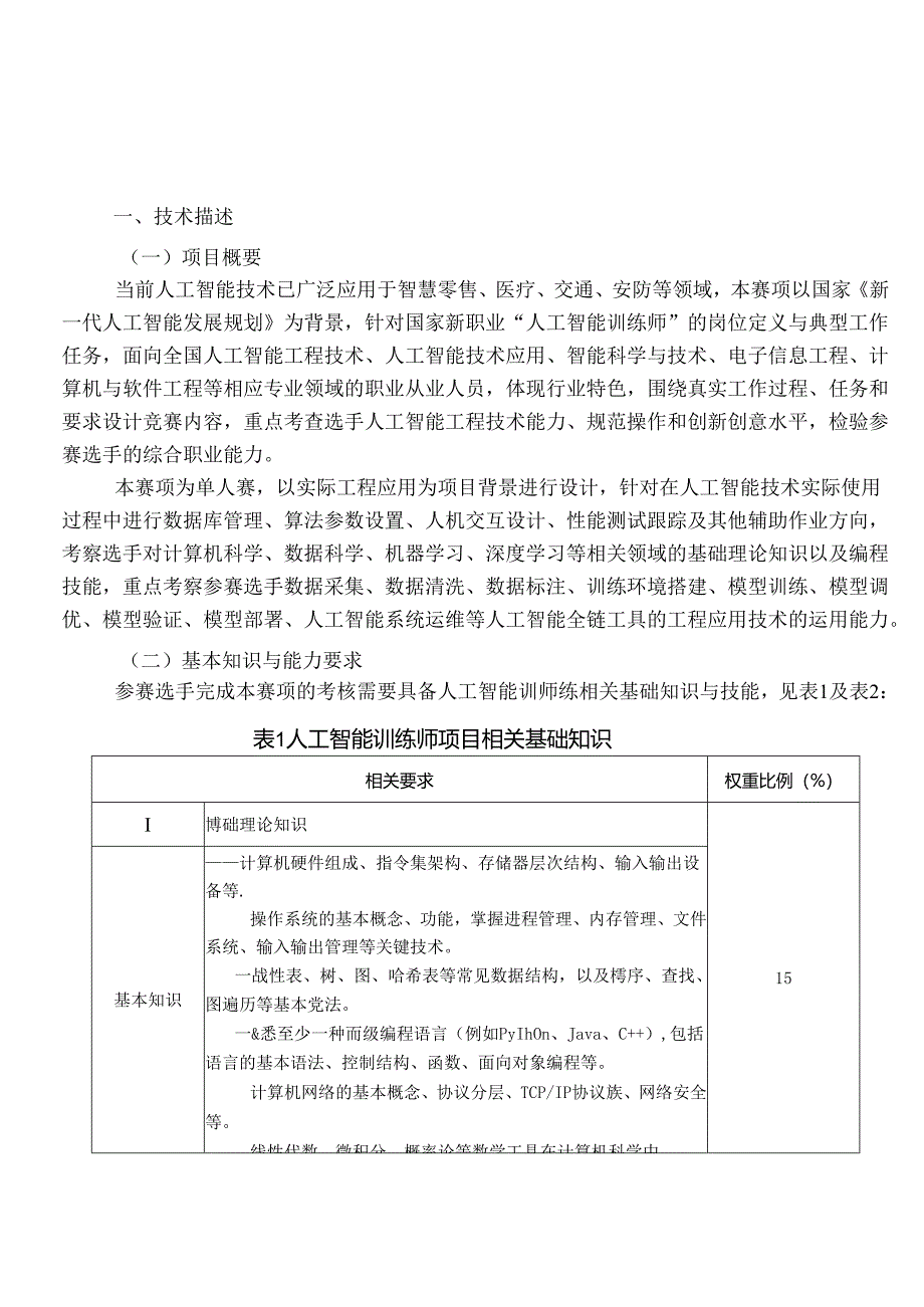 2024全国职工职业技能大赛人工智能训练师赛.docx_第2页