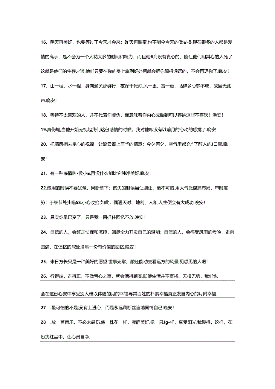 2024年个性晚安祝福语45句精选.docx_第3页