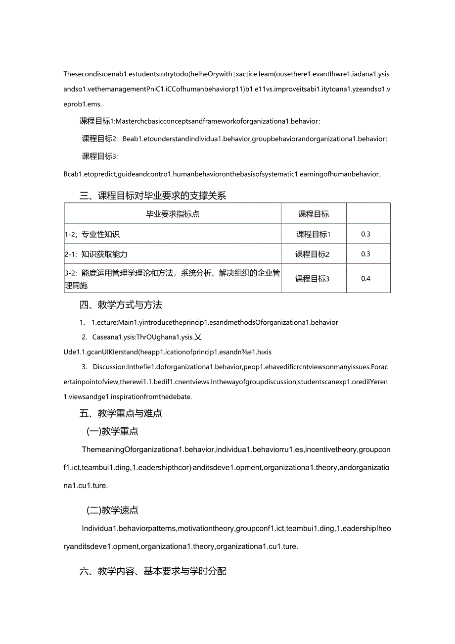 0423S08001-组织行为学-2023版人才培养方案课程教学大纲.docx_第2页