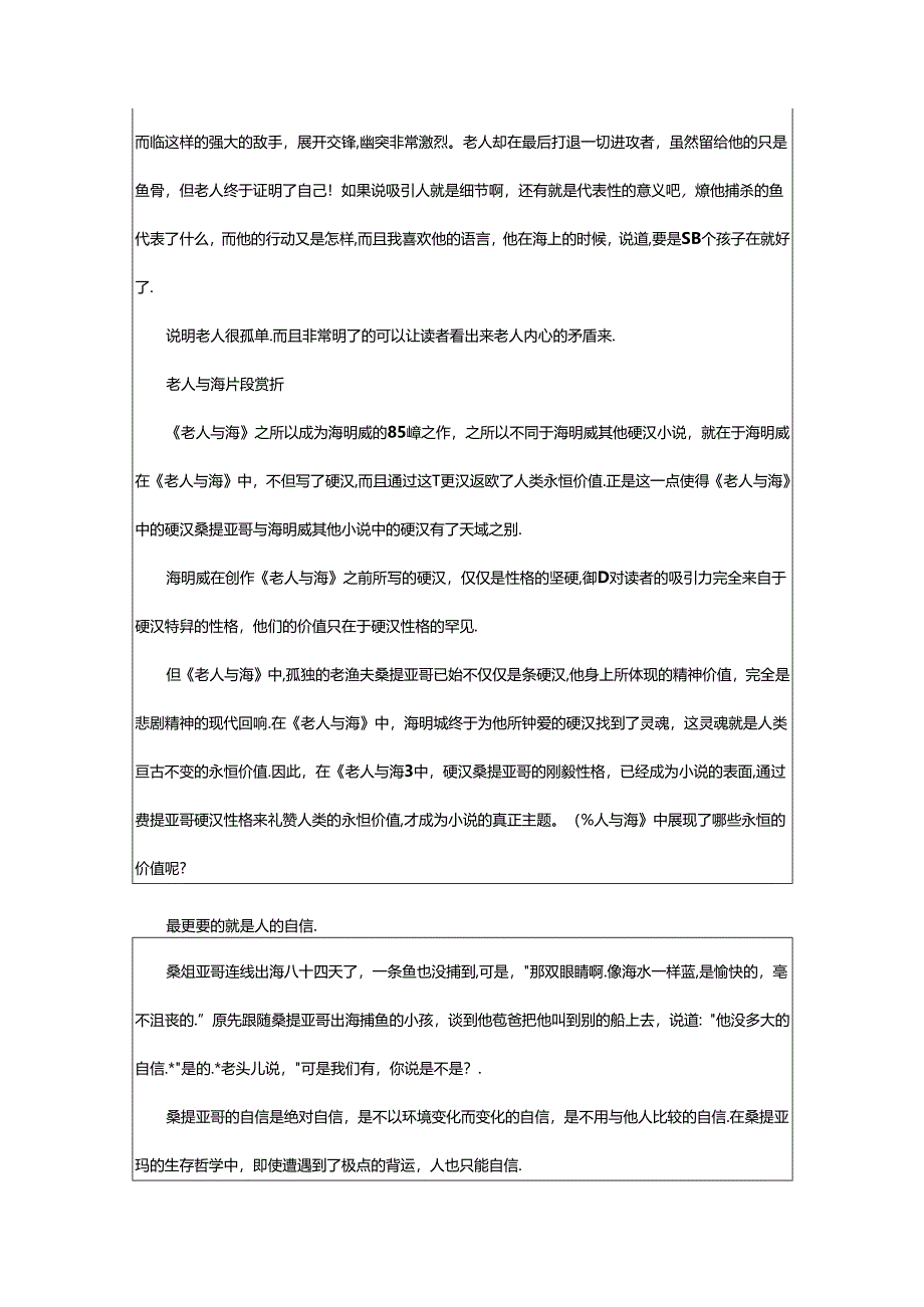 2024年《老人与海》简介及片段赏析.docx_第3页