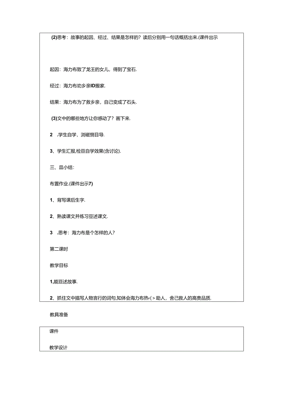 2024年《猎人海力布》教案篇.docx_第3页