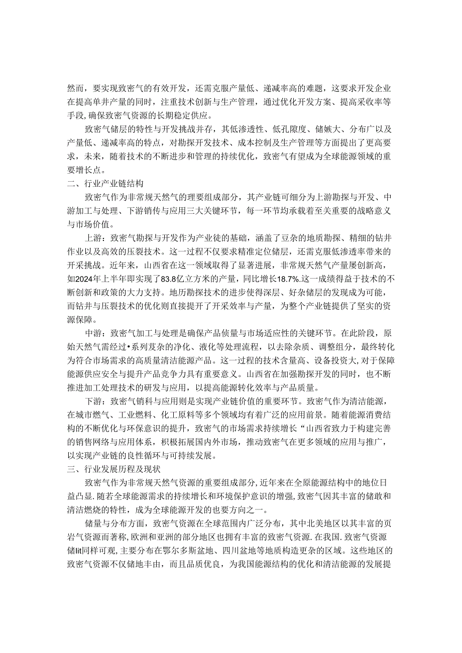 2024-2030年中国致密气行业最新度研究报告.docx_第2页