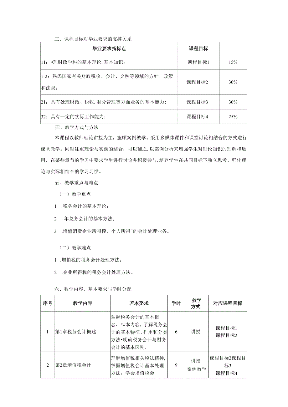 04DFC00113-税务会计教学大纲.docx_第2页