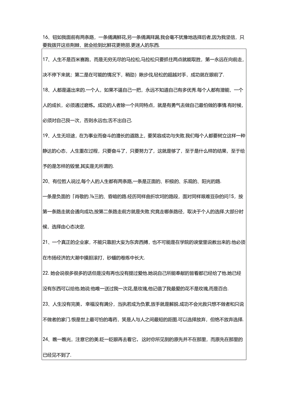 2024年年简洁的青春正能量励志语录集锦70句.docx_第3页