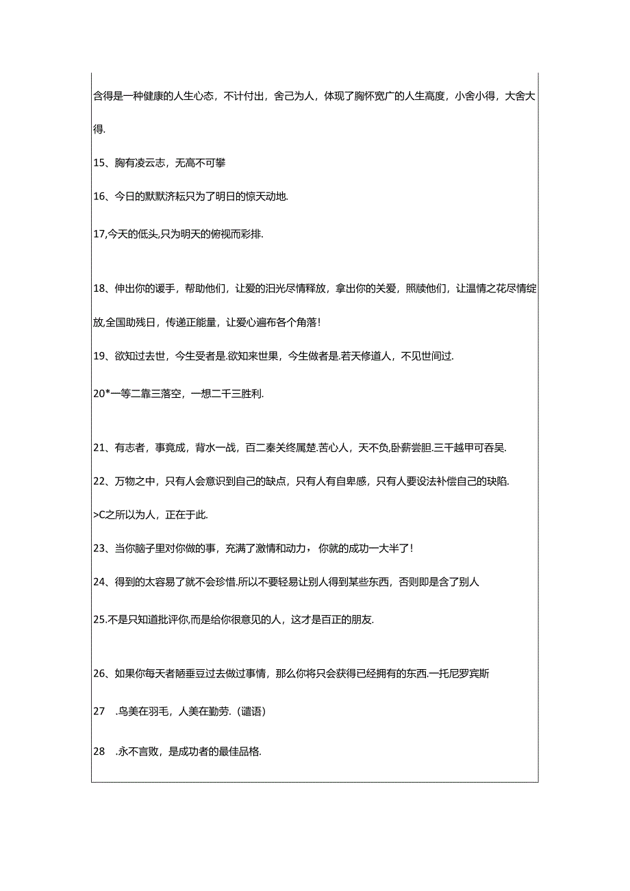 2024年年简洁的励志名言警句锦集70条.docx_第2页