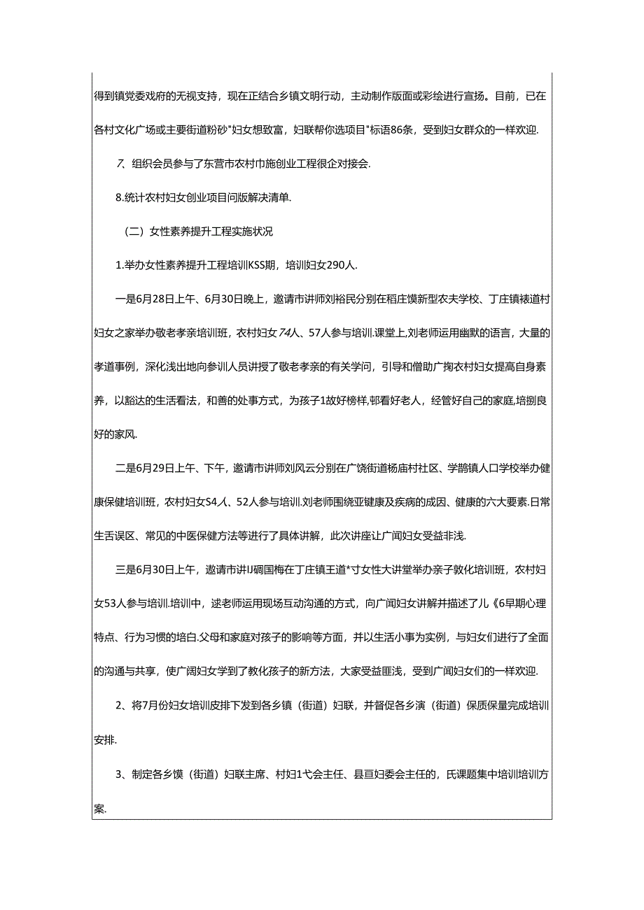 2024年村妇联重点工作汇报（共6篇）.docx_第3页