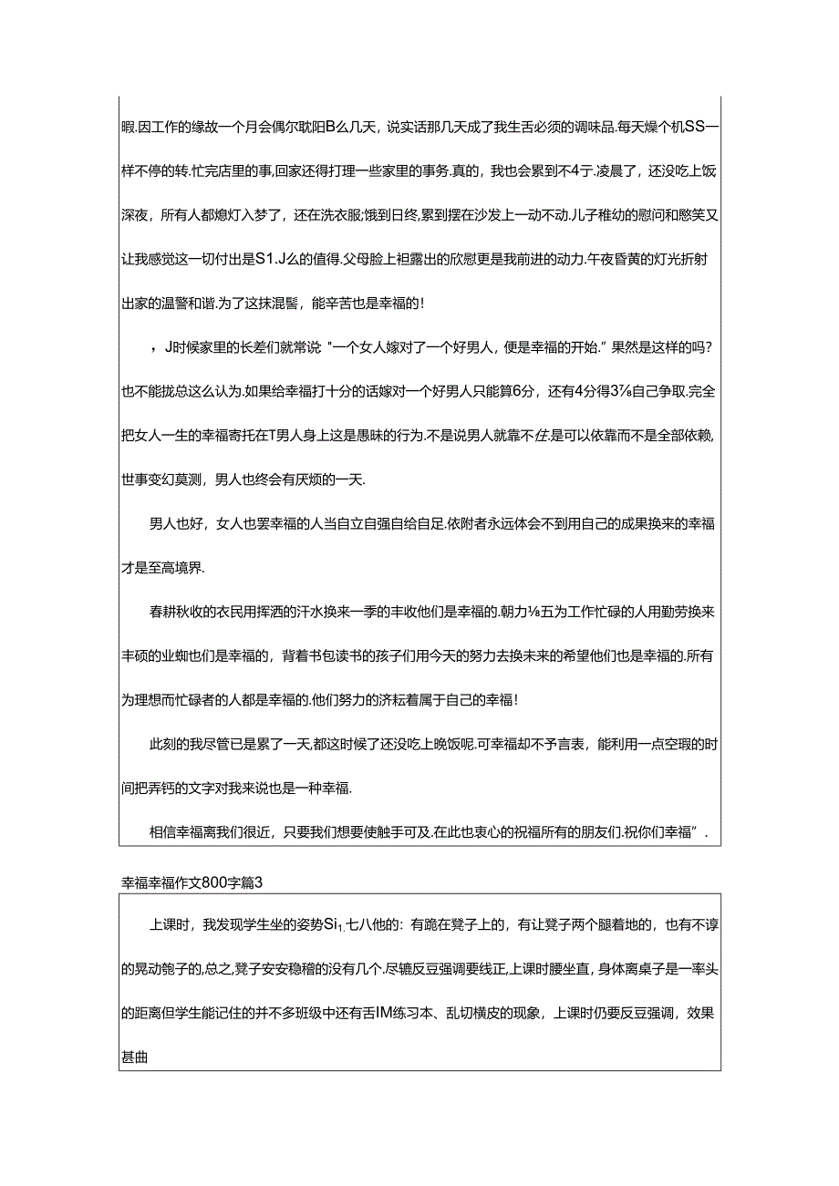 2024年幸福幸福作文800字十篇.docx_第3页