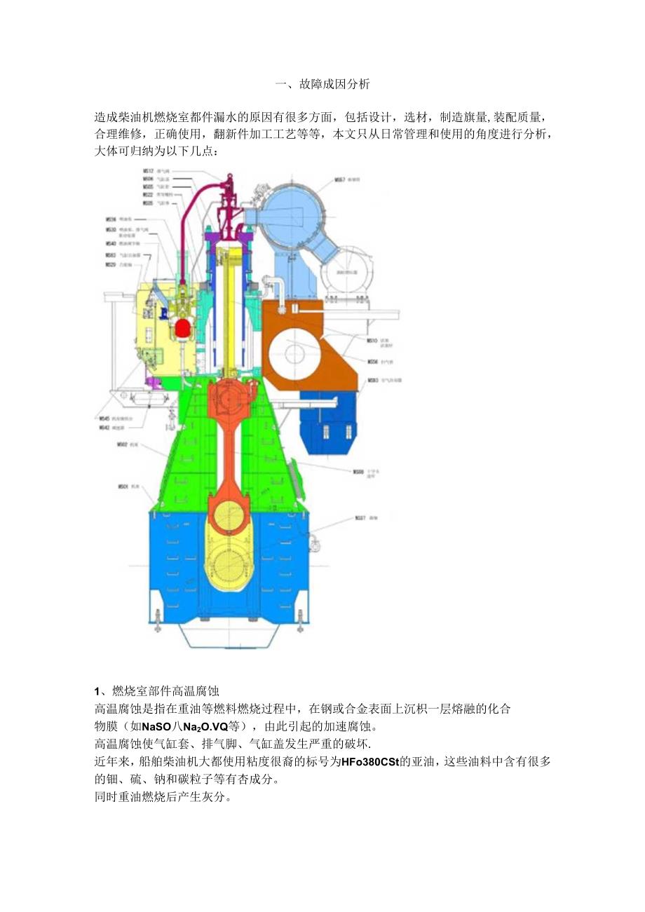 主机燃烧室漏水故障分析及预防措施.docx_第1页