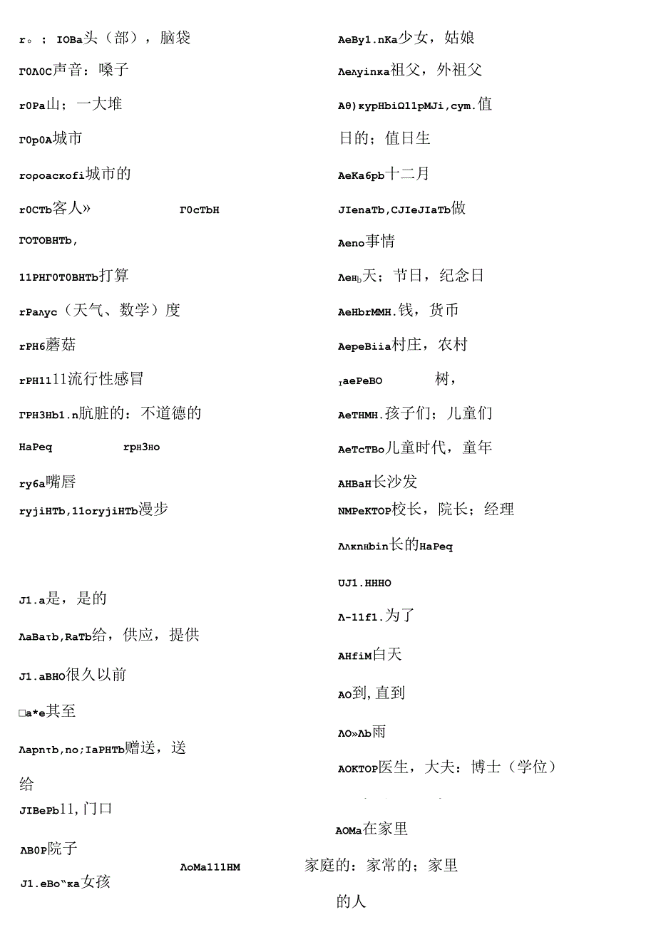 俄语四级词汇(打印).docx_第3页