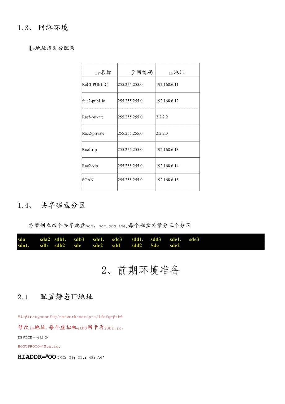 ORACLE11GR2在REDHAT63环境中搭建RAC集群及简单维护.docx_第2页